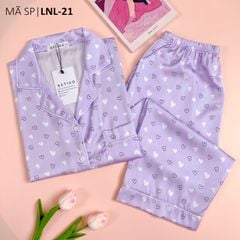 Pijama Lụa latin mềm mại, sang trọng Satino TNQL - Lux Lilac
