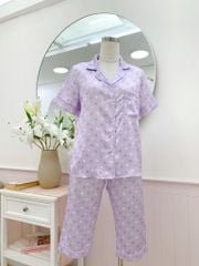 Pijama Lụa latin mềm mại, sang trọng Satino TNQL - Lux Lilac