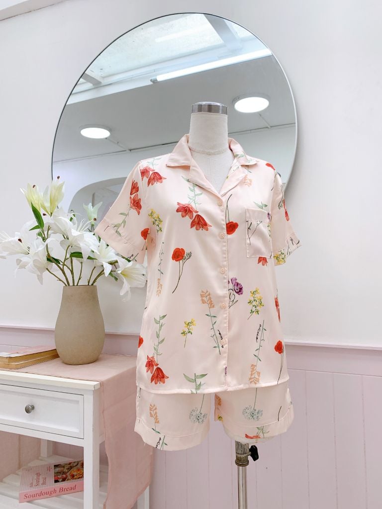 Pijama Lụa  Latin Satino TNQN - Hansel Beige