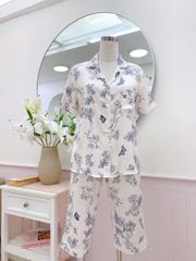 Pijama Lụa latin mềm mại, sang trọng Satino TNQL - Micha Ivory