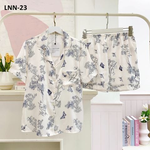 Pijama Lụa latin mềm mại Satino TNQN - Micha Ivory