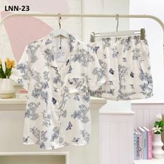 Pijama Lụa latin mềm mại Satino TNQN - Micha Ivory