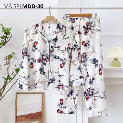 Pijama nữ Lụa Mango TDQD Satino - Muse Gray