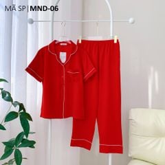 Đồ bộ mặc nhà, đồ ngủ, Pijama nữ Lụa màu trơn TNQD Satino - Wine Red