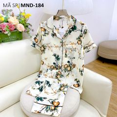 Đồ bộ mặc nhà, đồ ngủ, Pijama nữ Lụa TNQD Satino - Muse Green