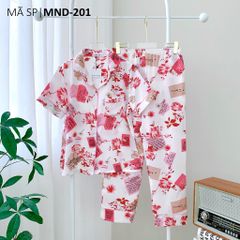 Pijama lụa mango mềm mại, không nhăn Satino TNQD - Monie Pink
