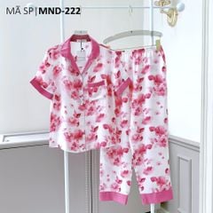 Pijama lụa mango mềm mại, không nhăn Satino TNQD - Kylie Pink