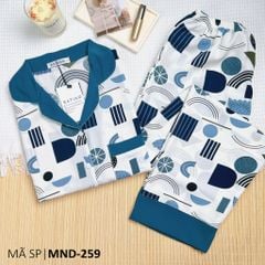 Đồ pijama nữ lụa mango TNQD Satino - Maya Mallard Green