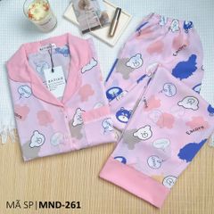 Đồ pijama nữ lụa mango TNQD Satino - Jurin Pink