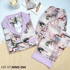 Đồ pijama nữ lụa mango TNQD Satino - Estee Lilac
