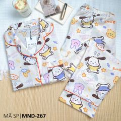 Đồ pijama nữ lụa mango TNQD Satino - Juria Cream