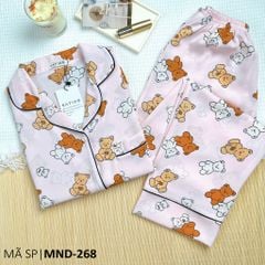 Đồ pijama nữ lụa mango TNQD Satino - Willow Pink
