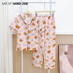 Đồ pijama nữ lụa mango TNQD Satino - Willow Pink