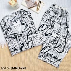 Đồ pijama nữ lụa mango TNQD Satino cổ nhọn - Harvey White