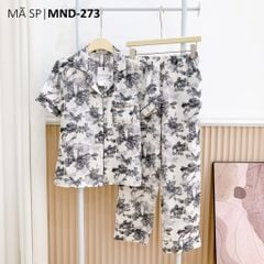 Đồ pijama nữ lụa mango TNQD Satino cổ nhọn - Lux Grey