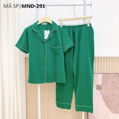 Đồ bộ mặc nhà, đồ ngủ, Pijama nữ Lụa TNQD Satino màu trơn - Dark Green