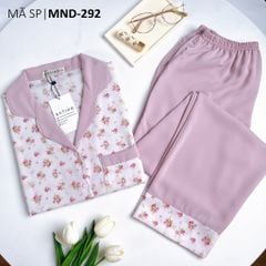 Pijama nữ Lụa Mango TNQD Satino - Helen Lilac AHQT