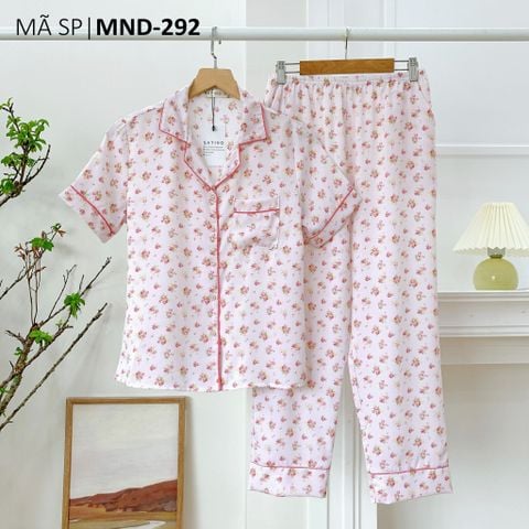 Pijama nữ Lụa Mango TNQD Satino - Helen Pink