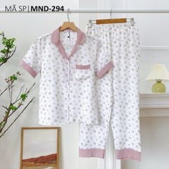 Pijama nữ Lụa Mango TNQD Satino - Helen White