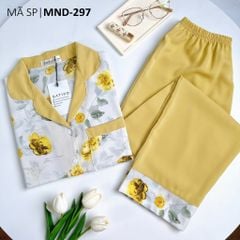 Pijama nữ Lụa Mango TNQD Satino - Brexa Yellow AHQT