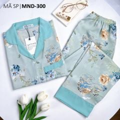 Pijama nữ Lụa Mango TNQD Satino - Juna Mint