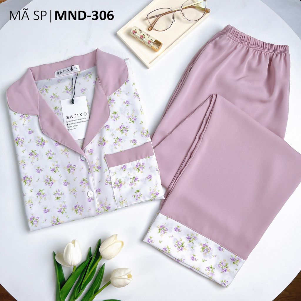 Pijama nữ Lụa Mango TNQD Satino - Helen White AHQT