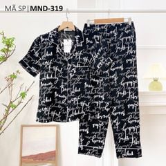 Pijama nữ Lụa Mango TNQD Satino - Amber Black
