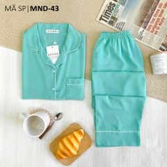 Pijama nữ lụa mango TNQD Satino - Mint
