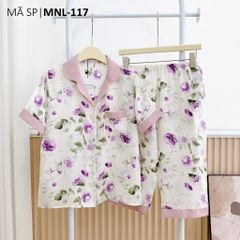 Đồ pijama nữ lụa mango TNQL Satino - Brexa Lilac