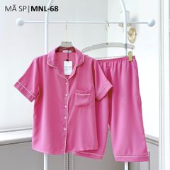 Đồ bộ mặc nhà, đồ ngủ, Pijama nữ Lụa TNQL Satino - Pink