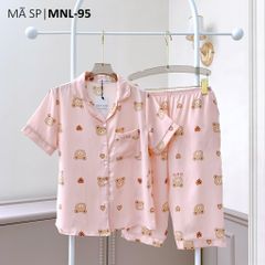 Pijama lụa mango mềm mại, không nhăn Satino TNQL - Coco Pink