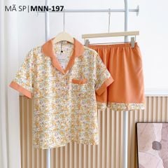 Đồ pijama nữ lụa mango TNQN Satino - Dorie Orange