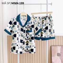 Đồ pijama nữ lụa mango TNQN Satino - Maya Mallard Green