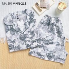 Đồ pijama nữ lụa mango TNQN Satino - Lux Grey