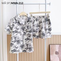 Đồ pijama nữ lụa mango TNQN Satino - Lux Grey