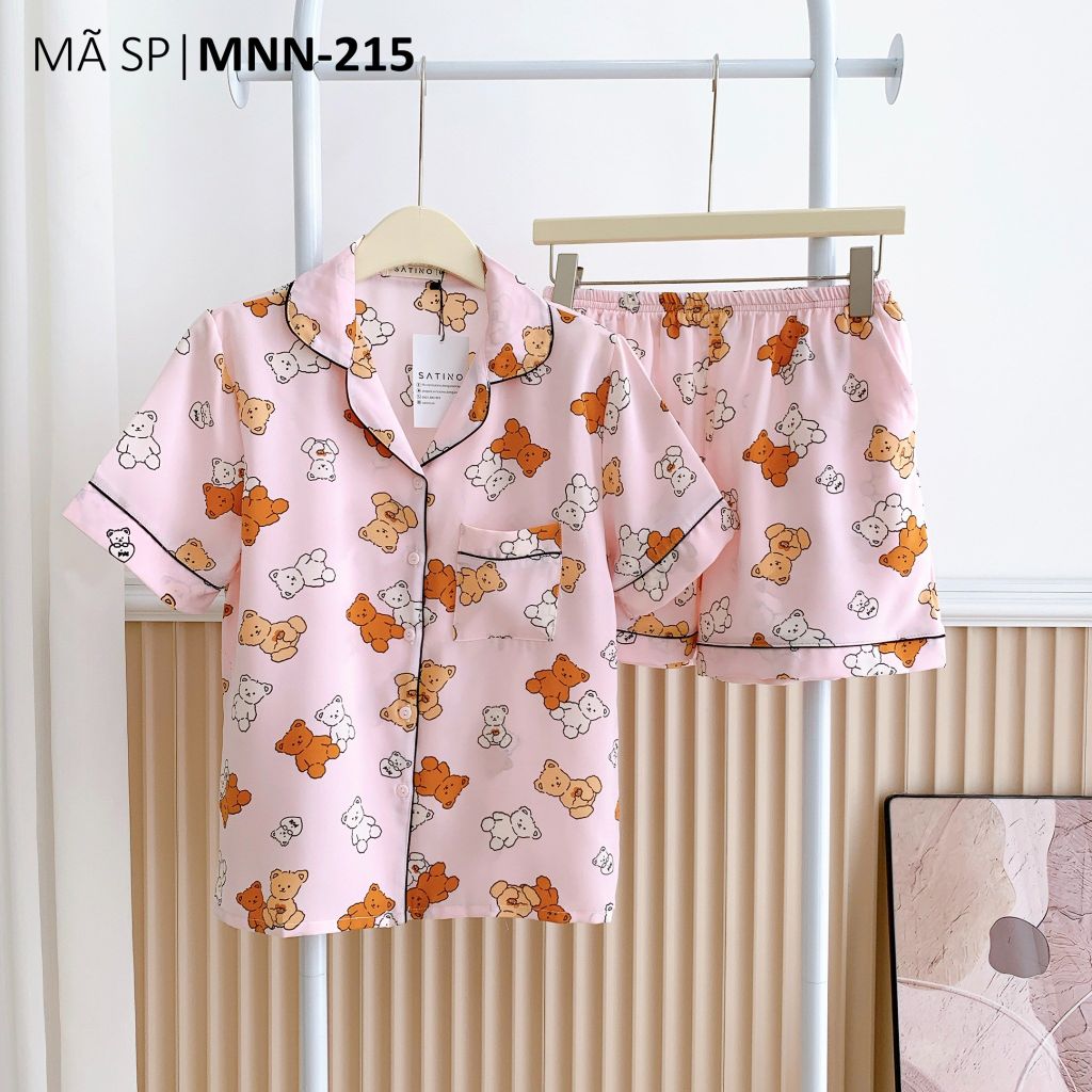 Đồ pijama nữ lụa mango TNQN Satino - Willow Pink