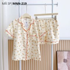Đồ pijama nữ lụa mango TNQN Satino cổ nhọn - Cami Orange
