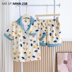 Pijama lụa mango mềm mại, không nhăn Satino TNQN - Anita Cream