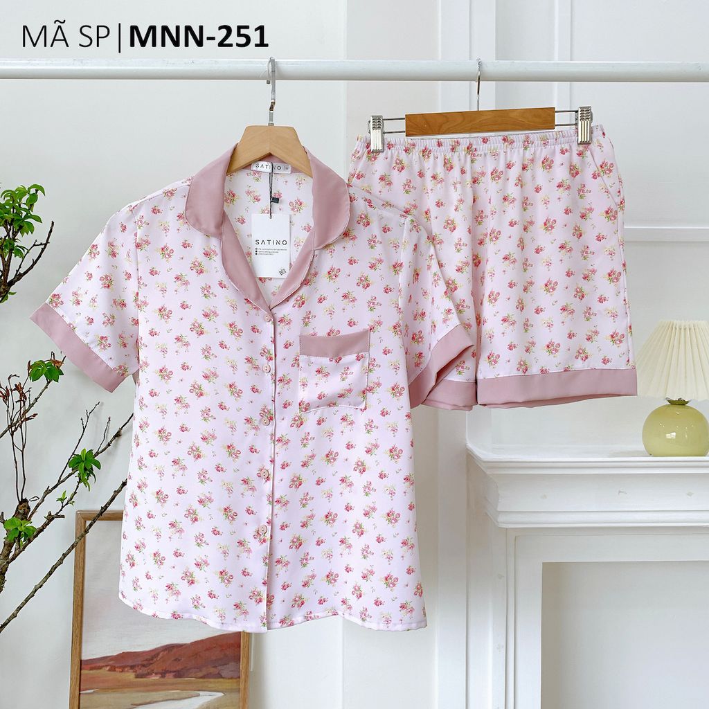 Pijama nữ Lụa Mango TNQN Satino - Helen Lilac