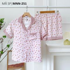 Pijama nữ Lụa Mango TNQN Satino - Helen Lilac