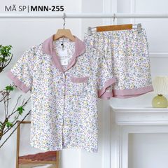 Pijama nữ Lụa Mango TNQN Satino - Holic Lilac