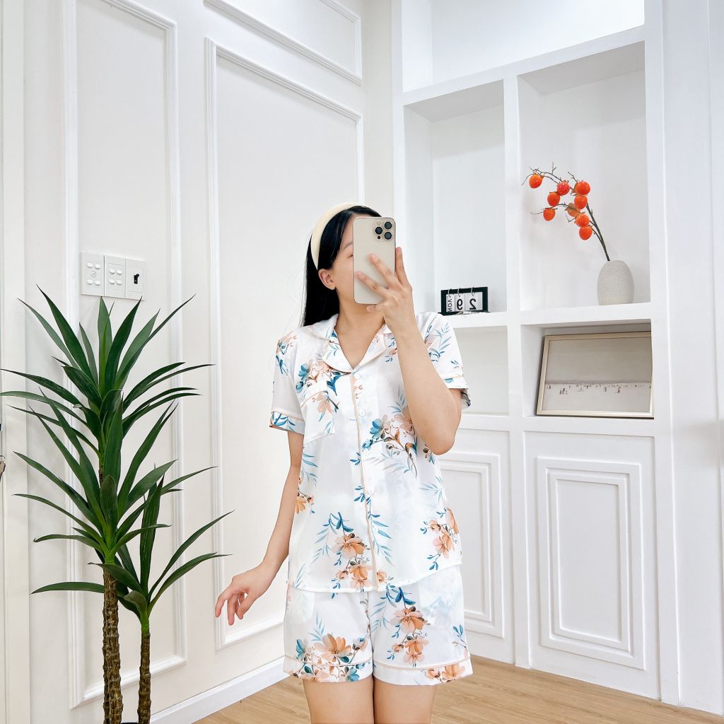 Pijama nữ Lụa Mango TNQN Satino - Viva Nude