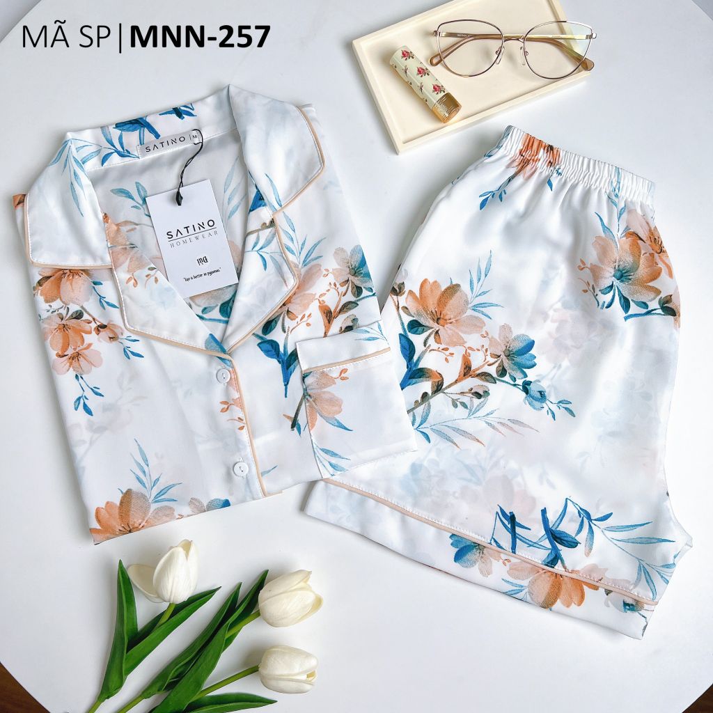 Pijama nữ Lụa Mango TNQN Satino - Viva Nude