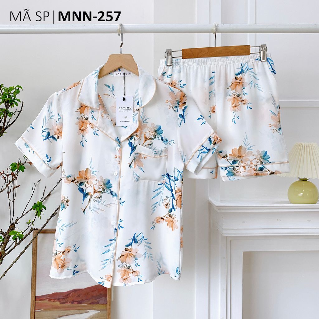 Pijama nữ Lụa Mango TNQN Satino - Viva Nude