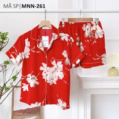Pijama nữ Lụa Mango TNQN Satino - Jasmine Red