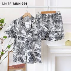 Pijama nữ Lụa Mango TNQN Satino - Toile White