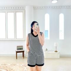 Pijama lụa mango mềm mại, không nhăn Satino SNQN - S-Sofie Black