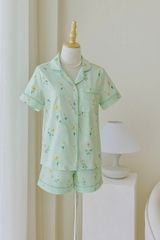 Pijama lụa Latin TNQN - Naye Mint