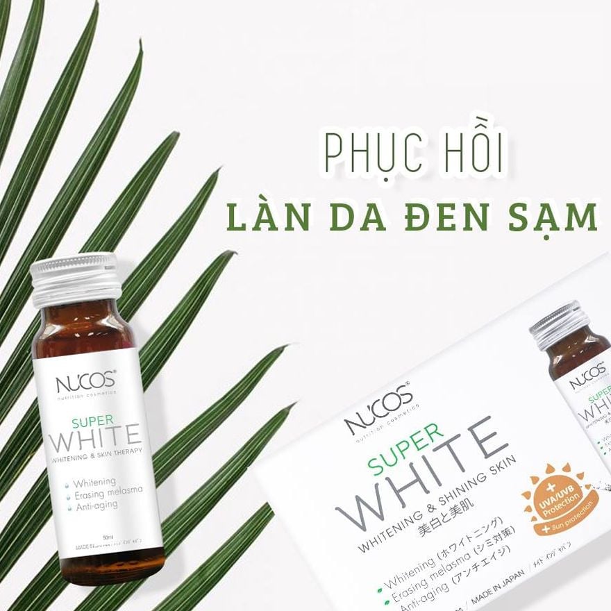 NUCOS] Nước Uống Trắng Da Nucos Super White Shining & Whitening Skin – DADA  Beauty