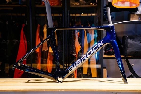 Sườn Bigrock Road Aero Carbon - Xanh Carbon